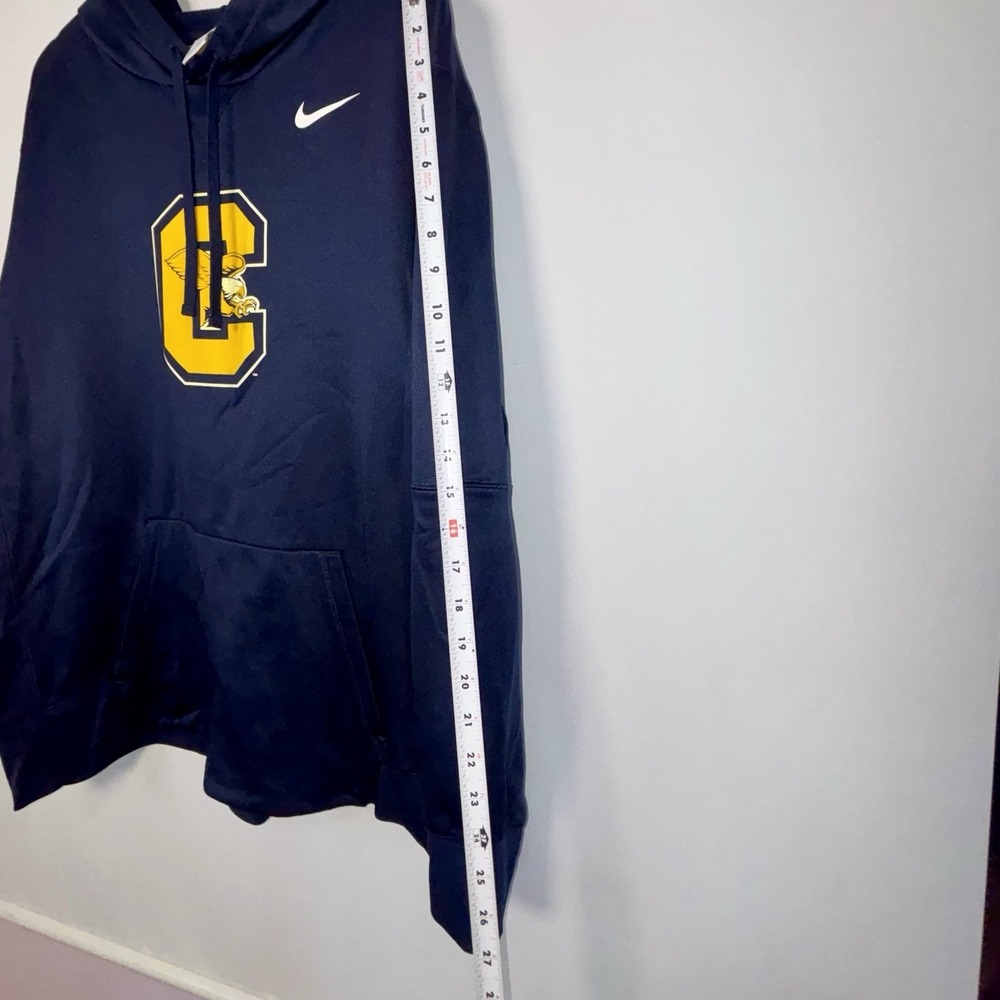 Nike Therma-Fit Hoodie Men's 2XL Pullover Training Dark Navy Blue - Picture 9 of 10
